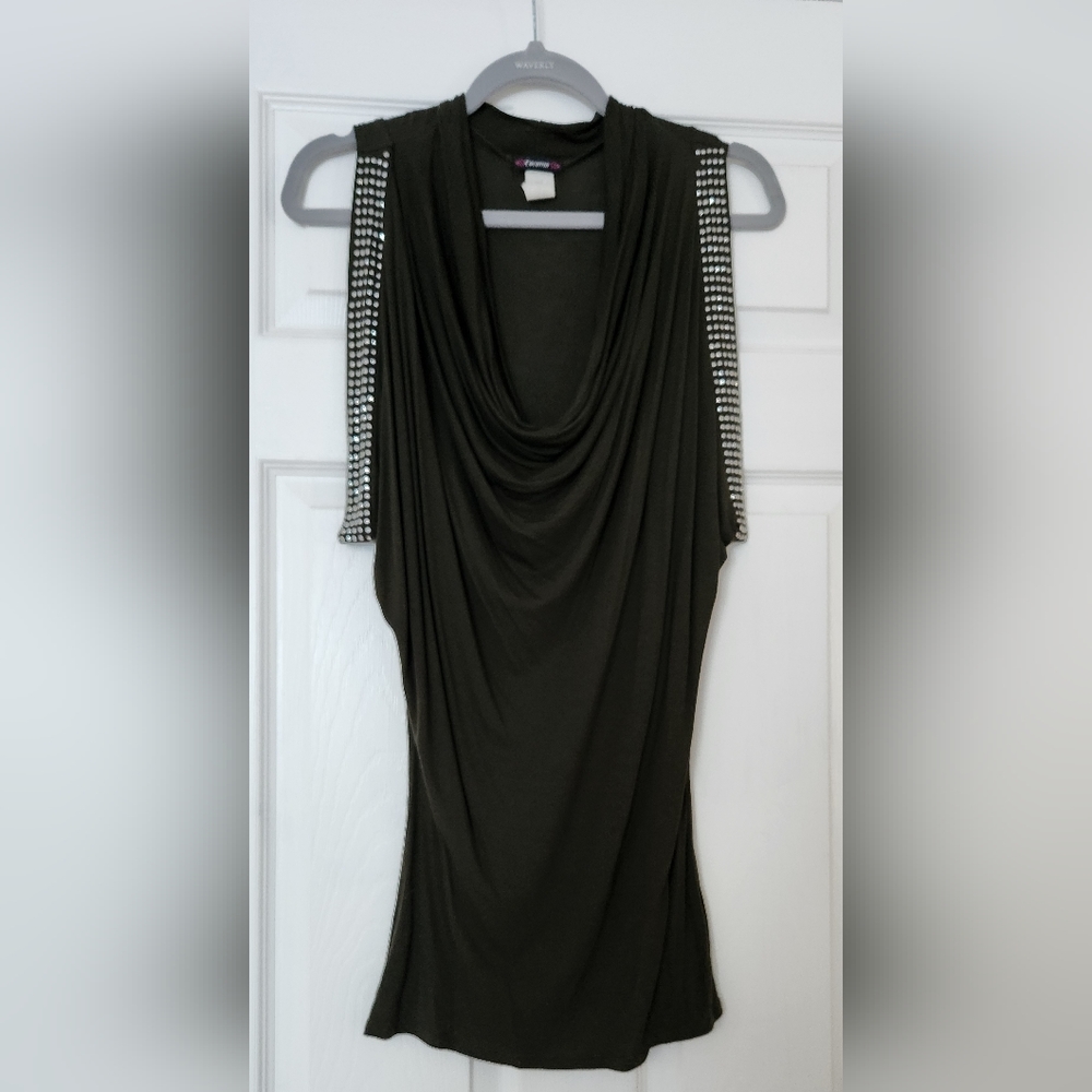 Slouch neck blouse